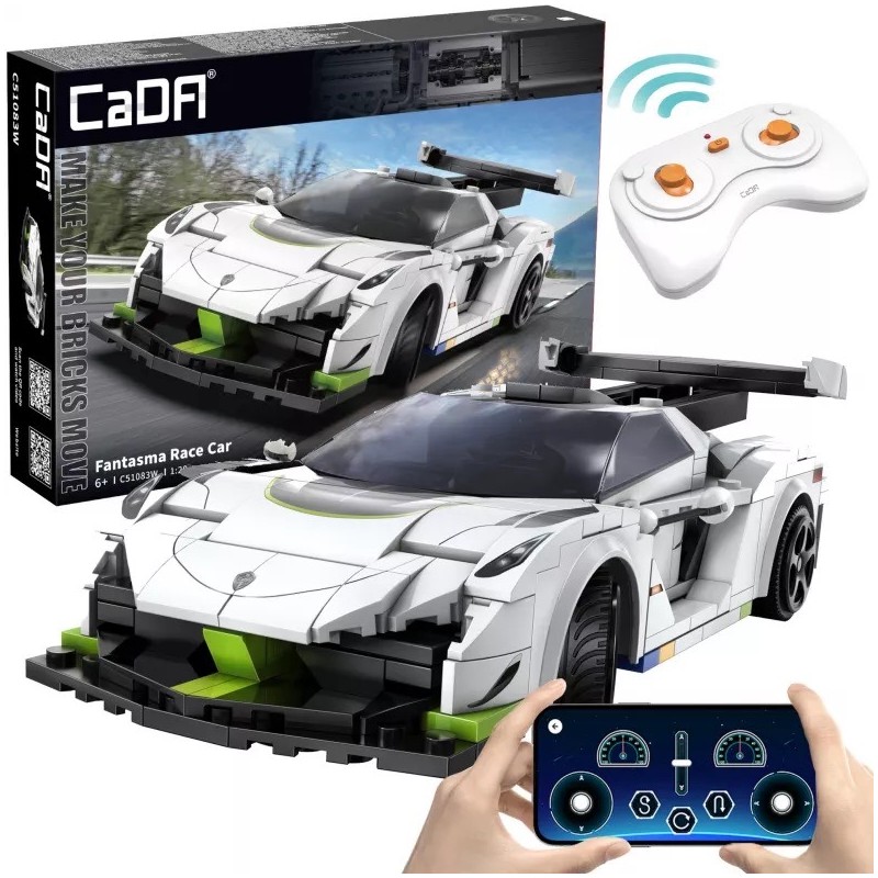 Cada 51083 - Fantasma Race Car Radiocomandata 322 Pezzi