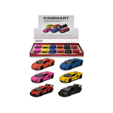 Easy Toys 17407 - Lamborghini Retrocarica Die-cast Display 12 pz
