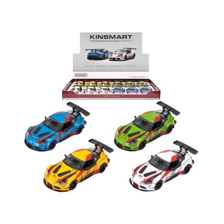 Easy Toys 89540 - Auto Toyota GR Supra Racing Retrocarica Display 12 pz