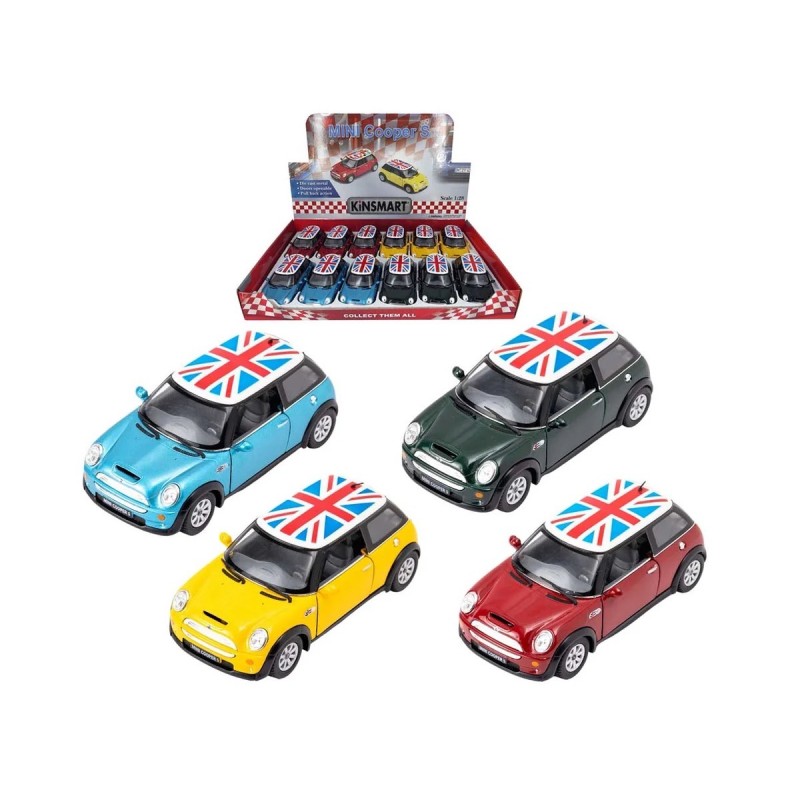 Easy Toys 89900 - Mini Cooper Retrocarica Die-cast Display 12 pz