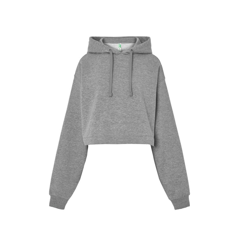 Basic SWULCROP - Felpa Donna Cappuccio Regular