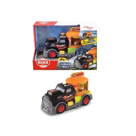 Simba 02049 - Dickie - Burger Truck Luci e Suoni 15 cm