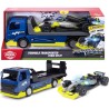 Simba 6600 - Dickie - Carro Attrezzi Formula 1 Transporter Luci e Suoni 35 cm