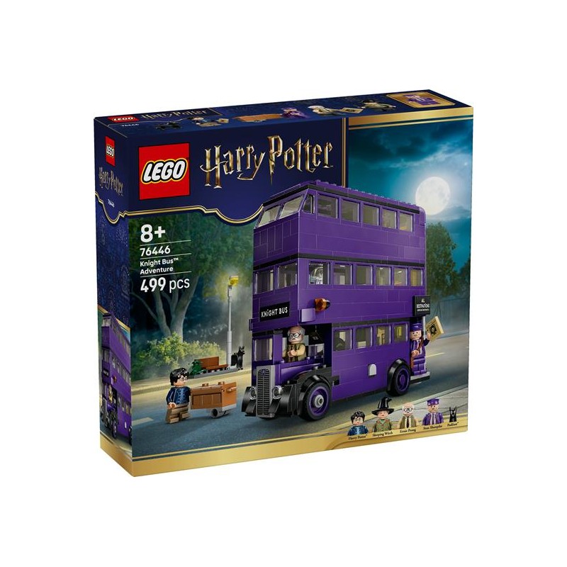 Lego 76446 - Harry Potter - Avventura su Nottetempo con 5 Minifigure