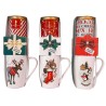 Koopman ABM802240 - Tazza Mug Natalizia con Cioccolato e Biscotti
