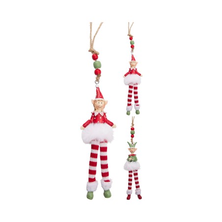 Koopman AJC000550 - Decorazione Elfo 7 cm Ass