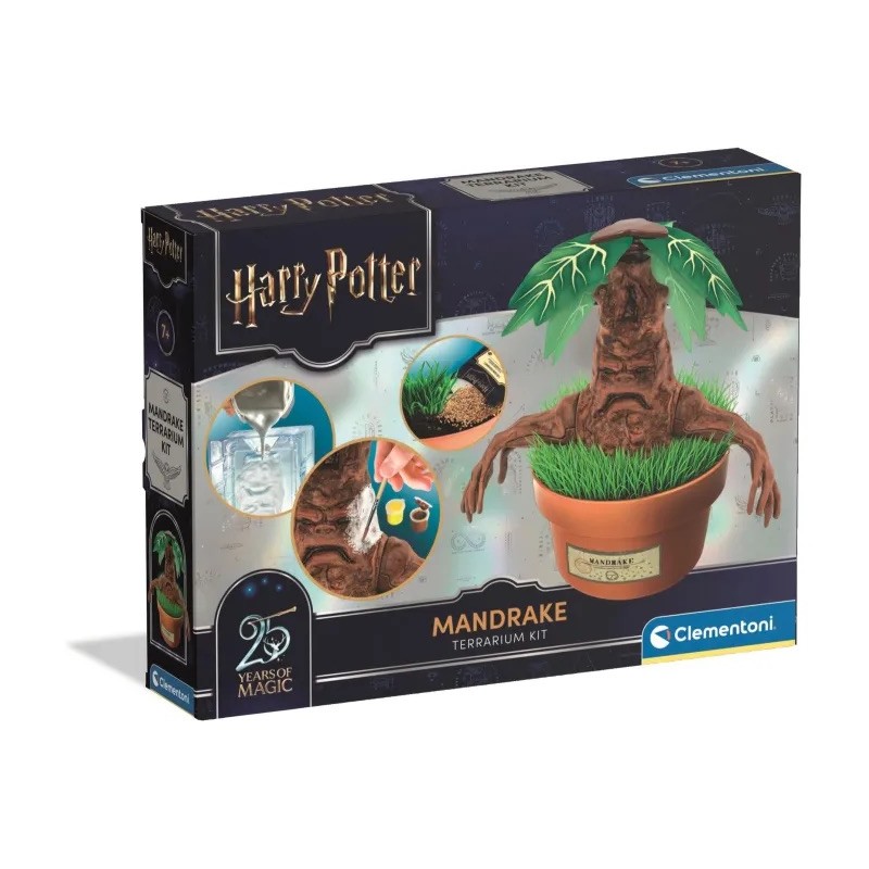 Clementoni 19458 - Harry Potter - Mandrake Terrarium Mandragola da Dipingere