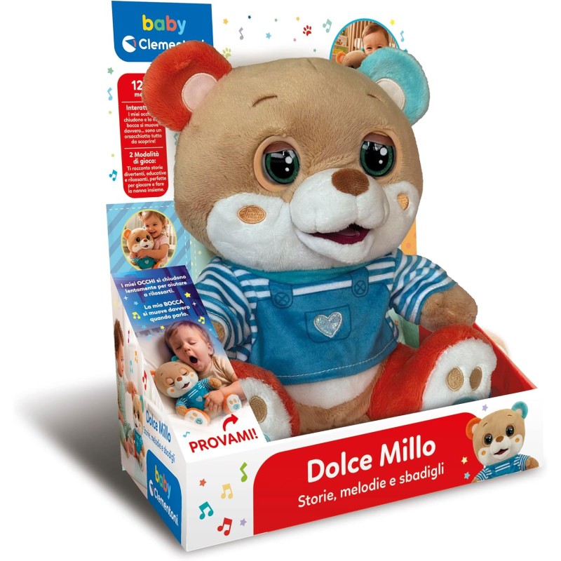 Clementoni 17644 - Baby Clementoni - Dolce Millo Storie Melodie e Sbadigl