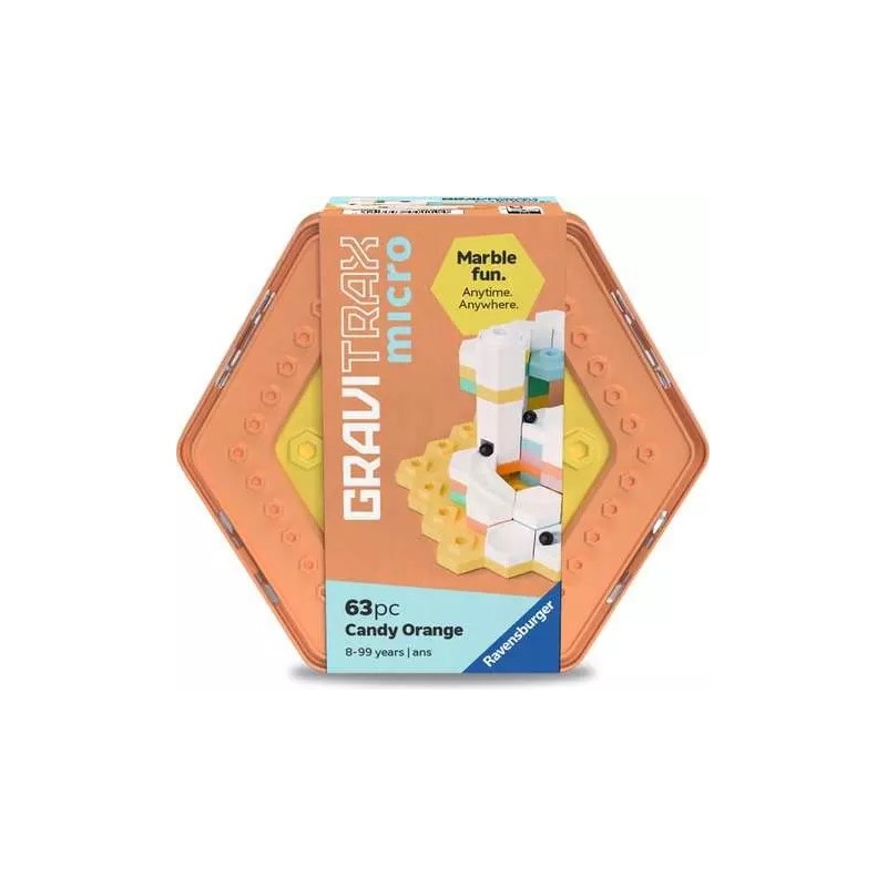 Ravensburger 20024 - GraviTrax - Gravitrax Micro Giallo Arancio 63 pezzi