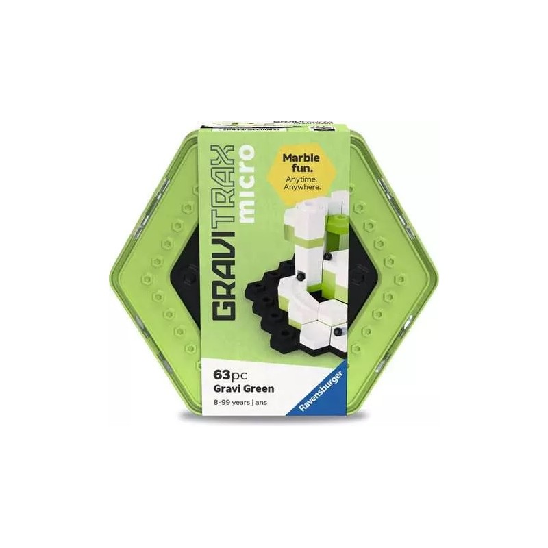 Ravensburger 20022 - GraviTrax -  Gravitrax Micro Green 63 pezzi