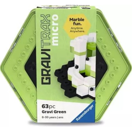 Ravensburger 20022 - GraviTrax -  Gravitrax Micro Green 63 pezzi