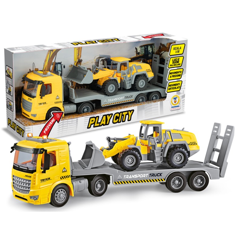 Teorema 80580 - Tir da Trasporto a Frizione Luci e Suoni Scala 1:16