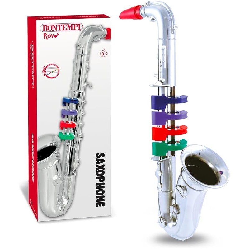 Bontempi 3930 - Sassofono Cromato 36,5 cm