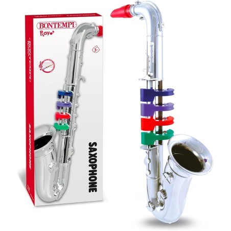 Bontempi 3930 - Sassofono Cromato 36,5 cm