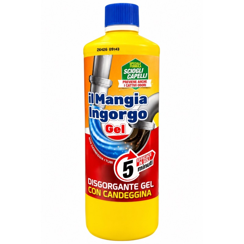 Italchimica 10877 - Disgorgante con Candeggina Gel 1 Lt