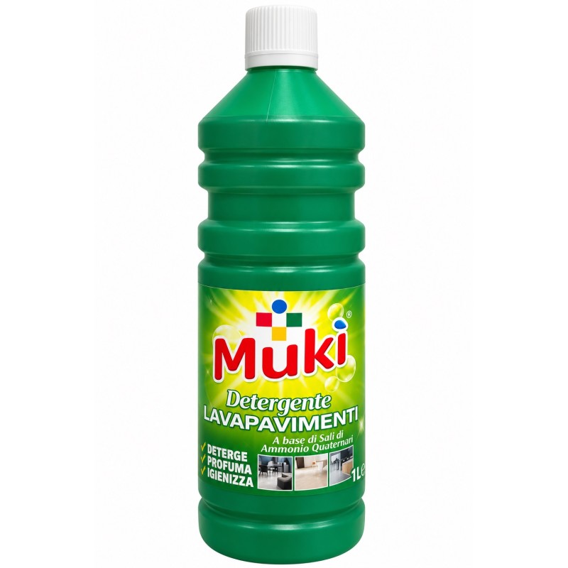 Italchimica 87553 - Muki Detergente Lava Pavimenti 1 Lt