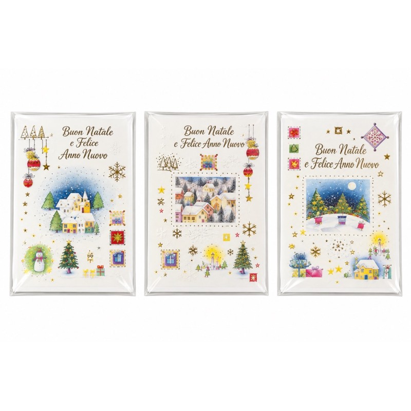 Ftc 10905 - Biglietti Auguri Natalizi Conf.12 pz
