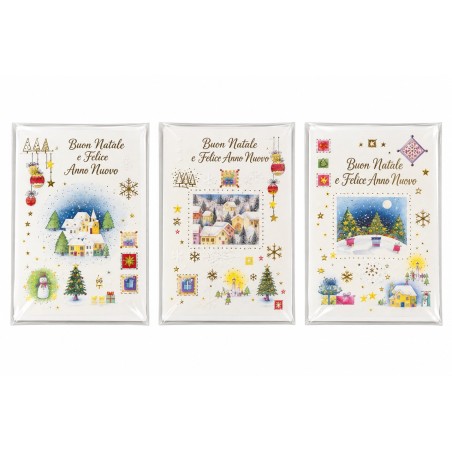 Ftc 10905 - Biglietti Auguri Natalizi Conf.12 pz