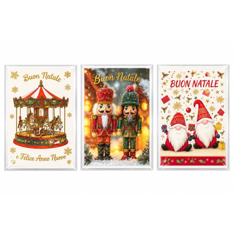 Ftc 10906 - Biglietti Auguri Natale Conf.12 pz