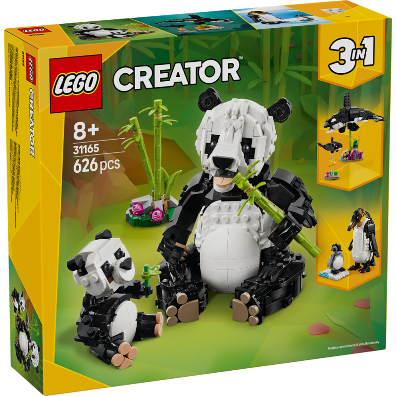 Lego 31165 - Creator - Animali Selvatici: Famiglia di Panda