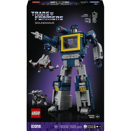 Lego 10358 - Icons - Transformers Soundwave