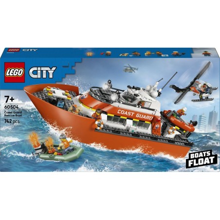 Lego 60504 - City - Motoscafo di Soccorso ed Elicottero della Guardia Costiera