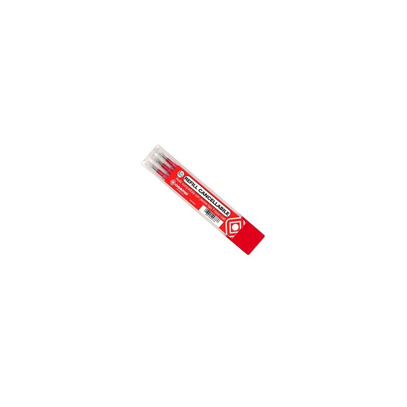 Osama 7776 - Refill Riscrivi Compatibile Frixion Rosso Set 3 pz