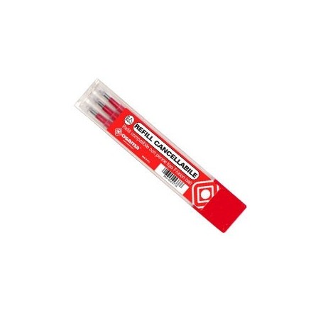 Osama 7776 - Refill Riscrivi Compatibile Frixion Rosso Set 3 pz