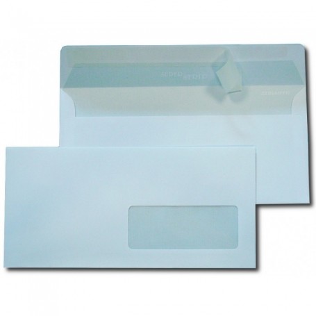 Blasetti 108 - Scatola 500 Buste Super Strip Con Finestra 11x23 Cm