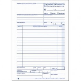 Bm 270.2 - Blocco Documento di Trasporto 2 Copie Conf.5 pz