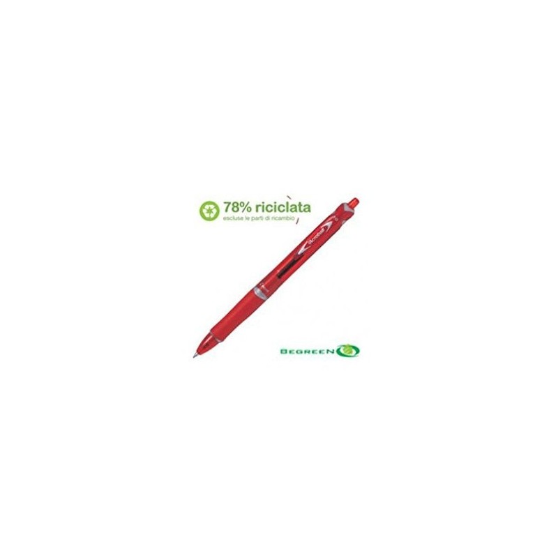 Pilot 42432 - Penna Sfera Pilot Acroball Punta 1,0 mm Rossa Cf.10 pz.