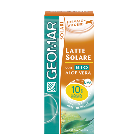 Geomar 115870 - Latte Solare FP 10 Formato Week-End 75 ml