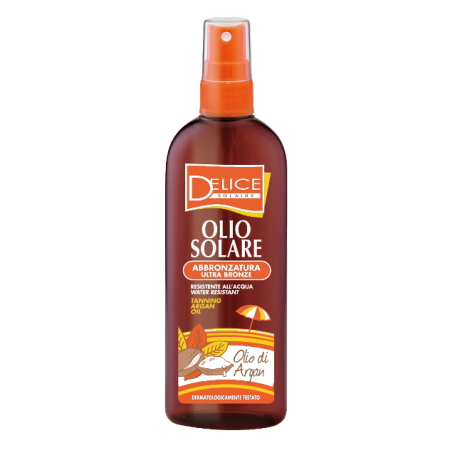 Delice 13150 - Olio Solare Abbronzante Spray Olio Di Argan 150 ml