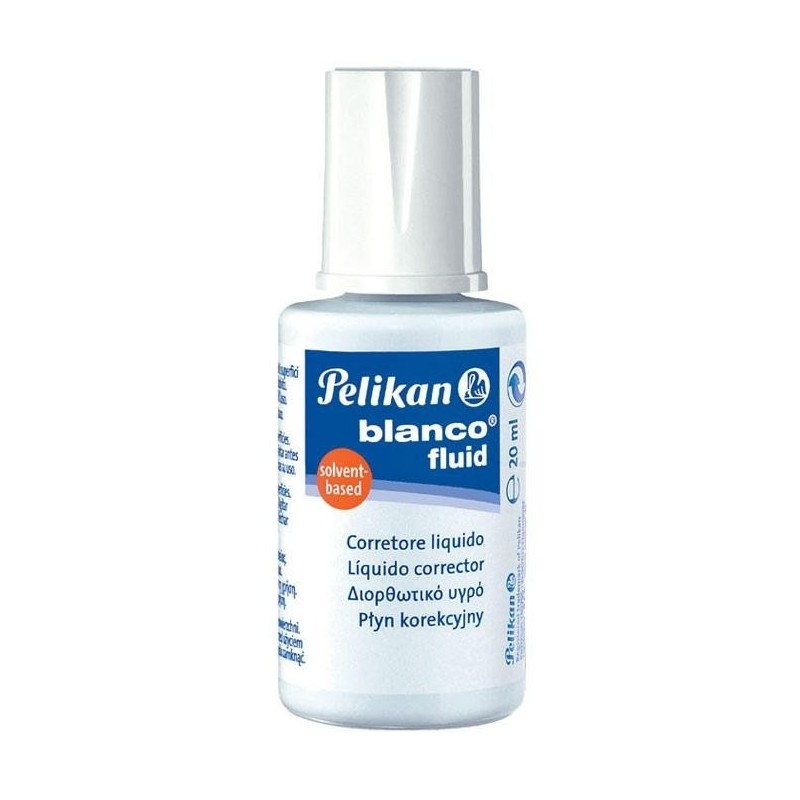 Pelikan 6045 - Pelikan Blanco Fluid Correttore Liquido 20 ml Cf.10 pz.