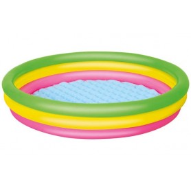 Bestway 51103 - Piscina Fondo Gonfiabile 3 Anelli D. 152cm