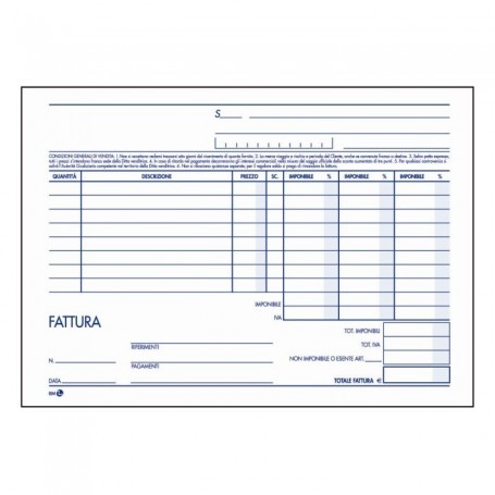 Bm 905 - Fatture a 3 Aliquote Duplice Copia