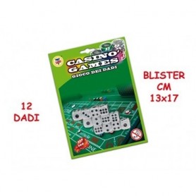 Teorema 62664 - Dadi Casino Blister 12 Pz