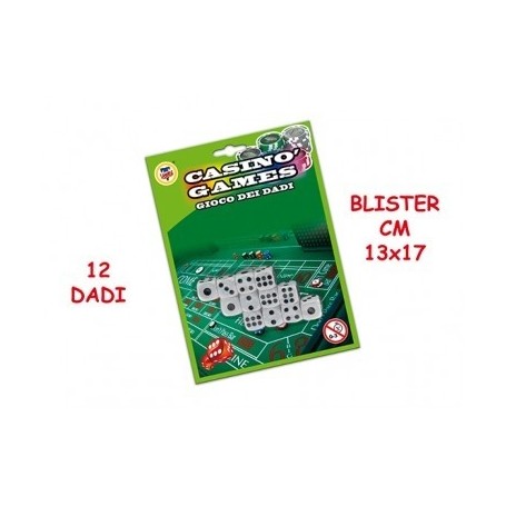 Teorema 62664 - Dadi Casino Blister 12 Pz