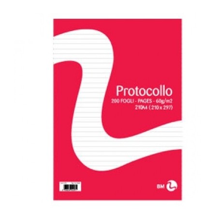 Bm 100258 - Protocollo 1 Rigo Conf. 20 pz