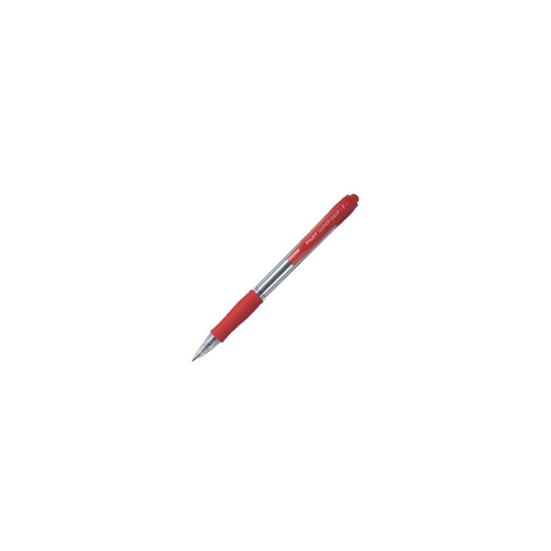Pilot 5472 - Penna Pilot Supergrip A Scatto Punta Fine Rosso