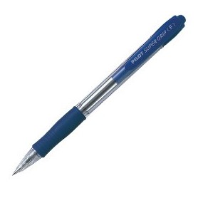 Pilot 5473 - Penna Pilot Supergrip A Scatto Punta Fine Blu