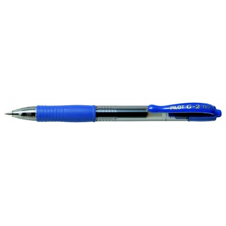 Pilot 6321 - Penna Pilot G-2 a Scatto Punta Fine 0,7 Blu Conf.12 pz