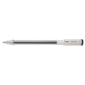 Pilot 7398 - Penna A Sfera Choose Punta Fine 0,7 mm Nero Brillante E Vivace