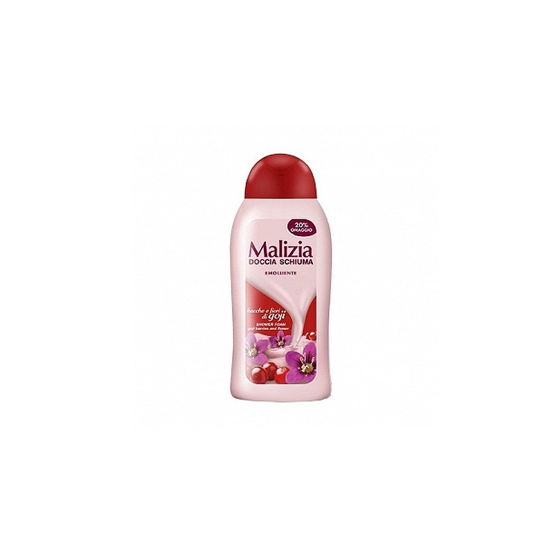 Malizia 184700 - Doccia Schiuma Bacche e Fiori di Goji 300 ml