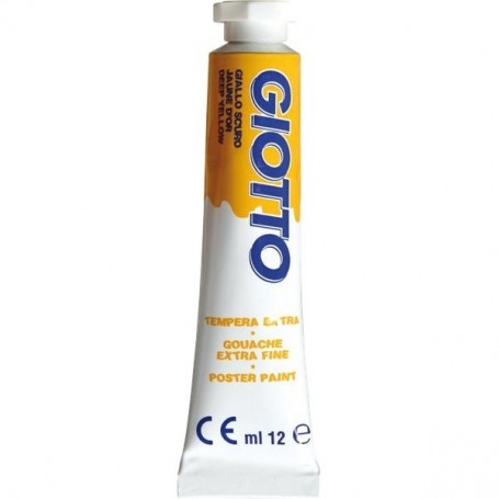 Fila 352004 - Tempera Giotto N.4 Giallo Scuro 12 ml Conf. 6 pz.