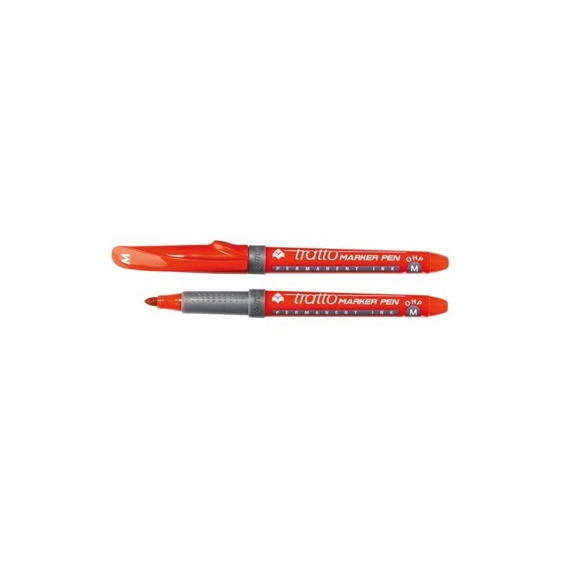 Fila 806802 - Ohp Tratto Marker Pen Rosso F Conf. 8 pz