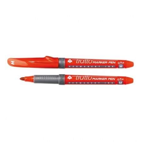 Fila 806802 - Ohp Tratto Marker Pen Rosso F Conf. 8 pz