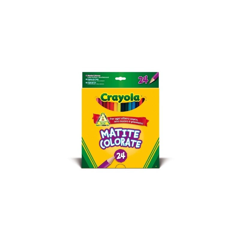 Crayola 3624 - Matite Colorate 24 Colori