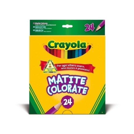 Crayola 3624 - Matite Colorate 24 Colori