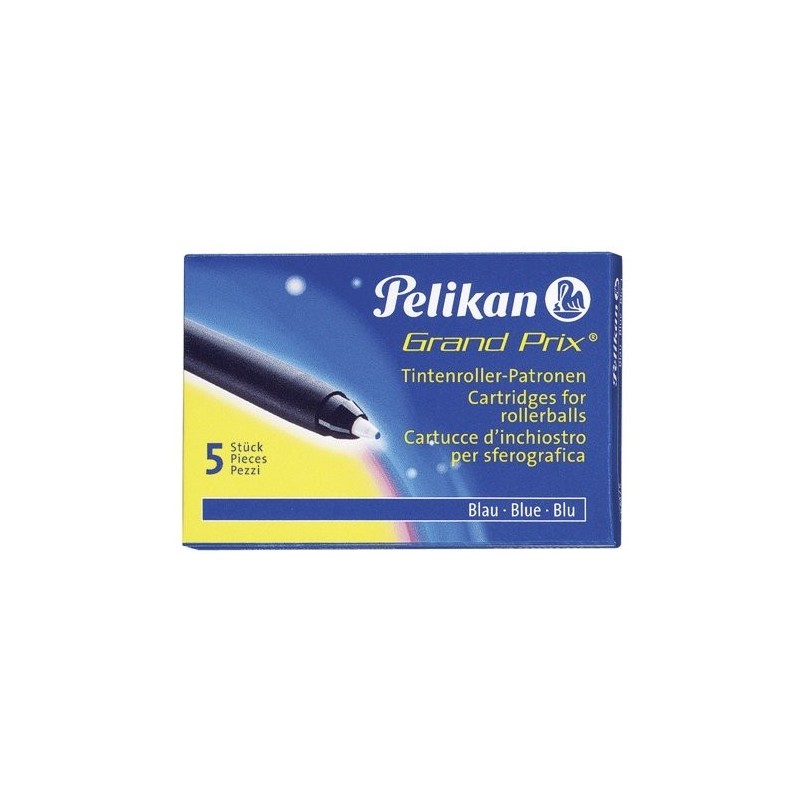 Pelikan 943392 - Cartucce Sferografica Grand Prix Blu Conf. 5 pz.